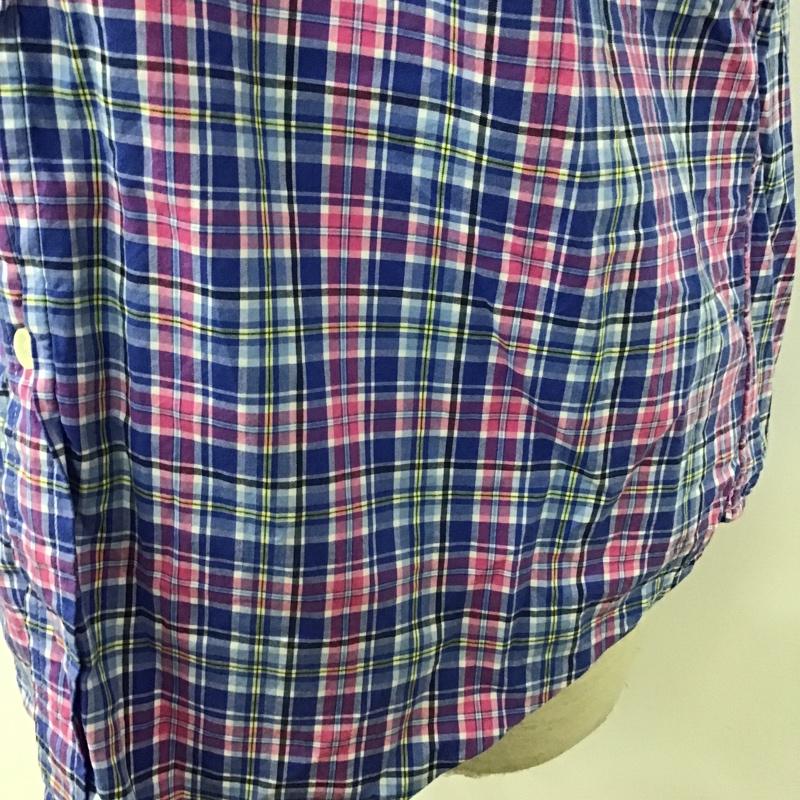 ラルフローレン RALPHLAUREN シャツ、ブラウス 半袖 半袖シャツ チェックシャツ ボタンダウンシャツ カジュアルシャツ XL チェック マルチカラー / マルチカラー /  メンズ USED 古着 中古 10099574