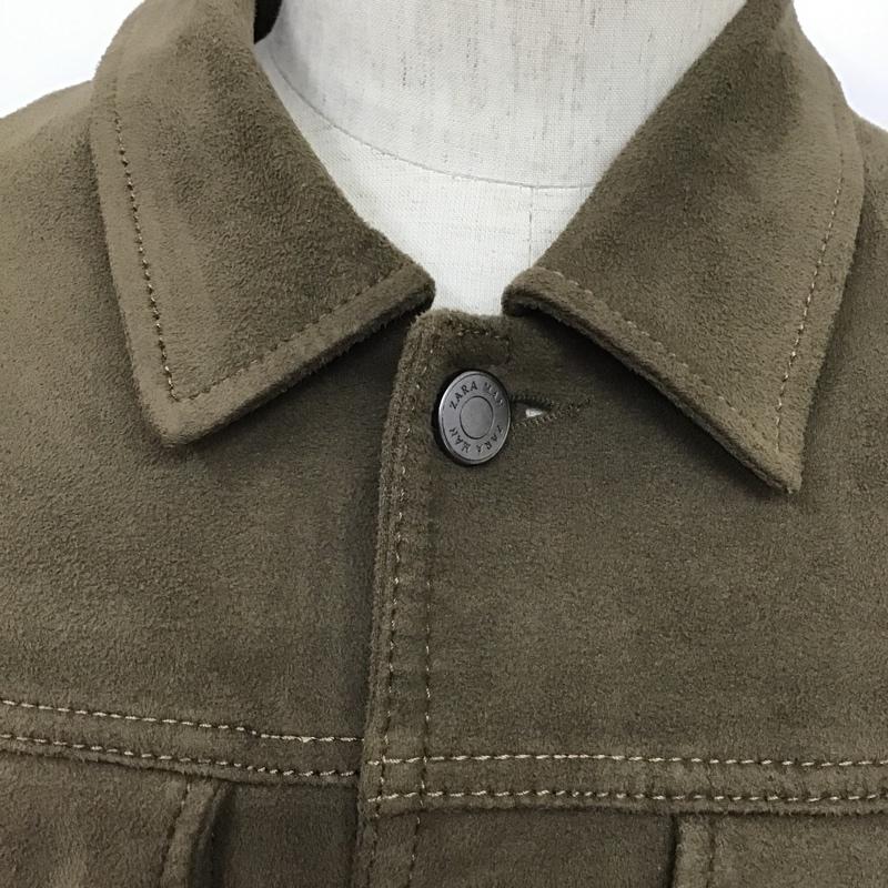 ザラメン ZARA MAN ジャケット、上着 ジャケット、ブレザー カラージャケット カジュアルジャケット アウター ベルベットジャケット M 無地 ベージュ / ベージュ /  メンズ USED 古着 中古 10099577
