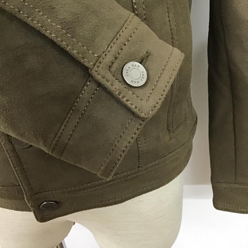 ザラメン ZARA MAN ジャケット、上着 ジャケット、ブレザー カラージャケット カジュアルジャケット アウター ベルベットジャケット M 無地 ベージュ / ベージュ /  メンズ USED 古着 中古 10099577
