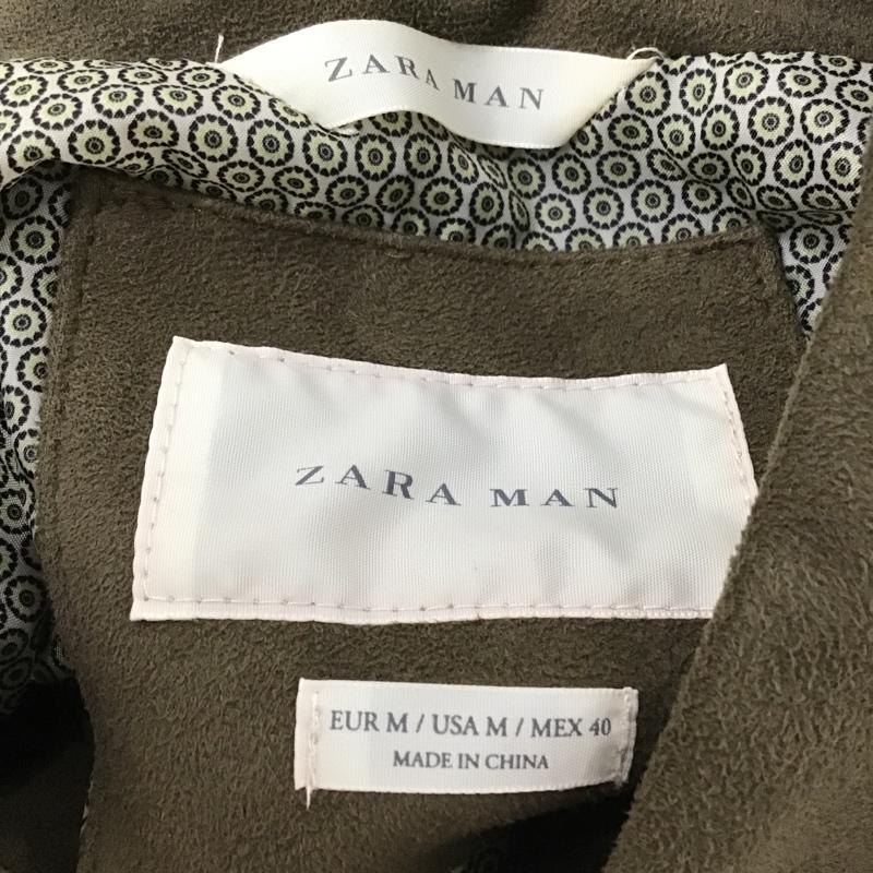 ザラメン ZARA MAN ジャケット、上着 ジャケット、ブレザー カラージャケット カジュアルジャケット アウター ベルベットジャケット M 無地 ベージュ / ベージュ /  メンズ USED 古着 中古 10099577