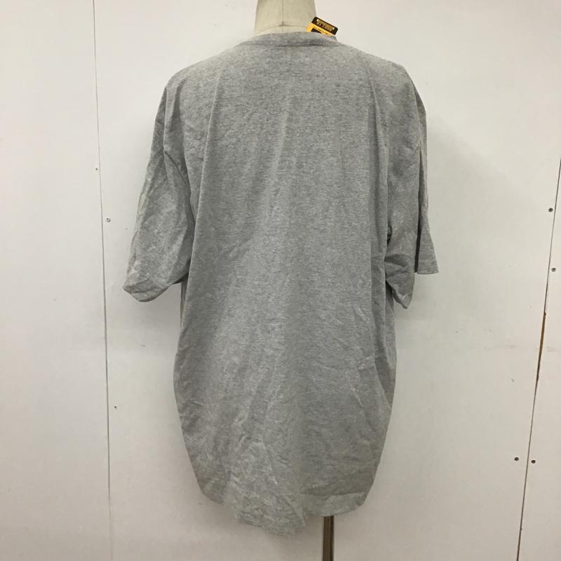 カーハート Carhartt Tシャツ 半袖 K87-M ワークウェア 半袖カットソー Tシャツ ポケットTシャツ クルーネックカットソー XL ロゴ、文字 灰 / グレー /  メンズ USED 古着 中古 10099592