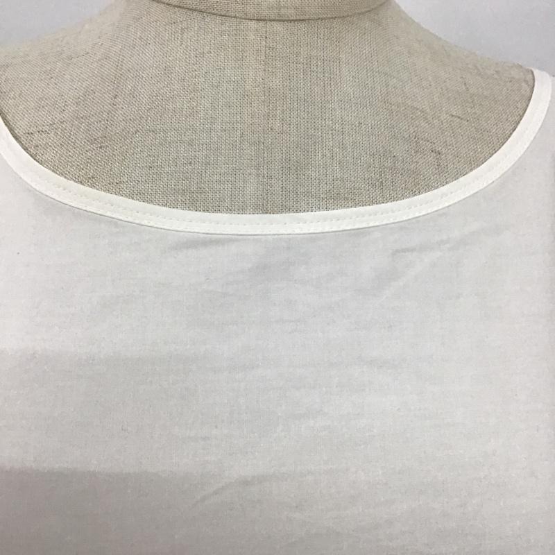 スタディオクリップ studio CLIP ワンピース ロングスカート RM228002-1 ノースリーブ 裾レース FREE 刺繍 白 / ホワイト /  レディース USED 古着 中古 10099607