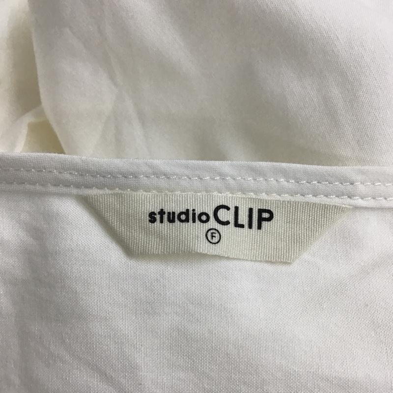 スタディオクリップ studio CLIP ワンピース ロングスカート RM228002-1 ノースリーブ 裾レース FREE 刺繍 白 / ホワイト /  レディース USED 古着 中古 10099607
