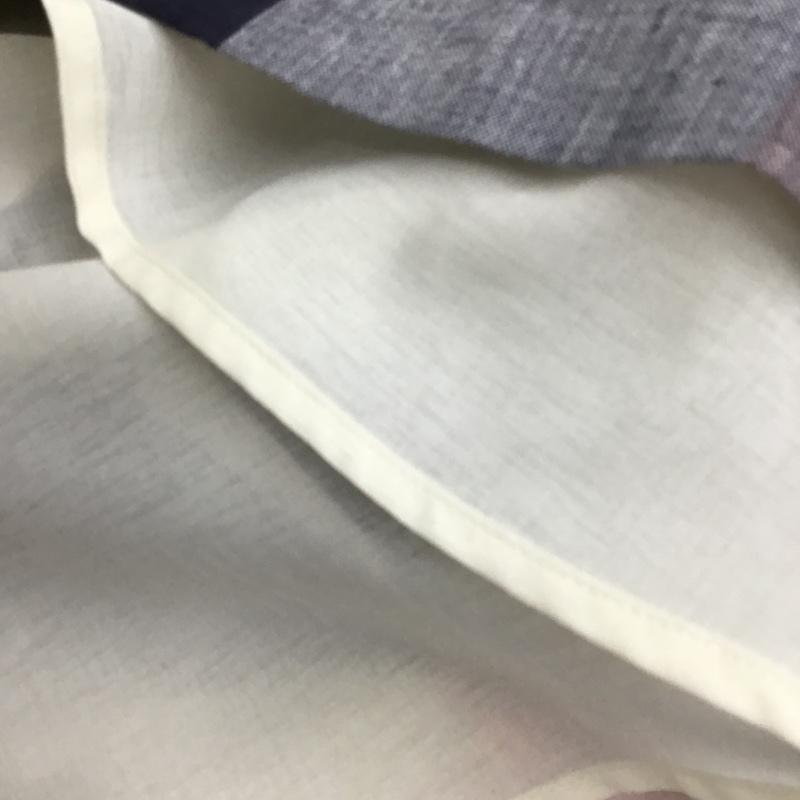 ブルーレーベル・クレストブリッジ BLUE LABEL CRESTBRIDGE ワンピース ひざ丈スカート 55J53-171-12 ノースリーブ 36 チェック 桃 / ピンク / X 紺 / ネイビー / X アイボリー / アイボリー / X ベージュ / ベージュ /  レディース USED 古着 中古 10099634