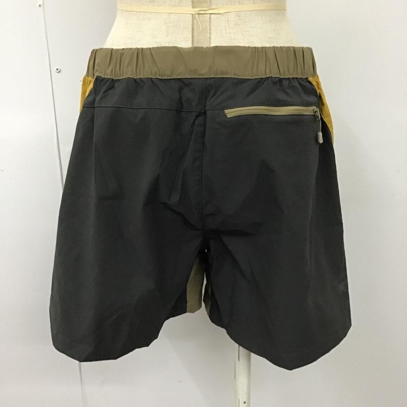 モンベル mont-bell パンツ ショートパンツ 1105580 キャニオンショーツ M ロゴ、文字 ベージュ / ベージュ / X チャコールグレー / チャコールグレー / X マスタード / マスタード /  レディース USED 古着 中古 10099664