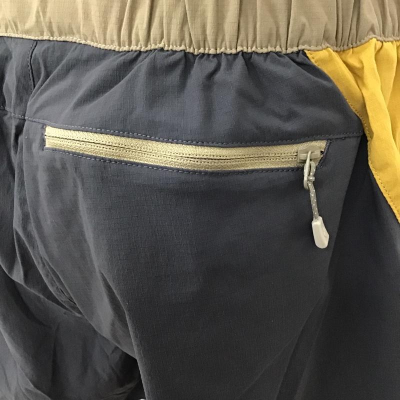 モンベル mont-bell パンツ ショートパンツ 1105580 キャニオンショーツ M ロゴ、文字 ベージュ / ベージュ / X チャコールグレー / チャコールグレー / X マスタード / マスタード /  レディース USED 古着 中古 10099664