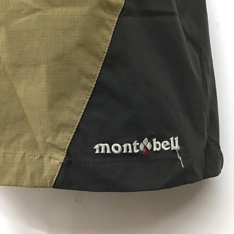 モンベル mont-bell パンツ ショートパンツ 1105580 キャニオンショーツ M ロゴ、文字 ベージュ / ベージュ / X チャコールグレー / チャコールグレー / X マスタード / マスタード /  レディース USED 古着 中古 10099664