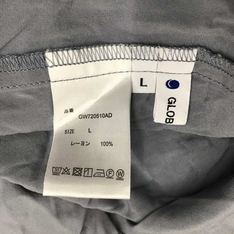 グローバルワーク GLOBAL WORK ワンピース ロングスカート GW720510AD サラリラ 2WAY バンドカラー タグ付き L 無地 灰 / グレー /  レディース USED 古着 中古 10099670