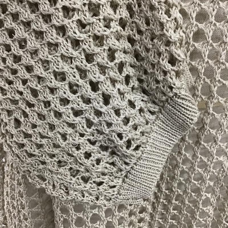 ローリーズファーム LOWRYS FARM カットソー 半袖 LF622130TS 透かし編み FREE 無地 ベージュ / ベージュ /  レディース USED 古着 中古 10099678