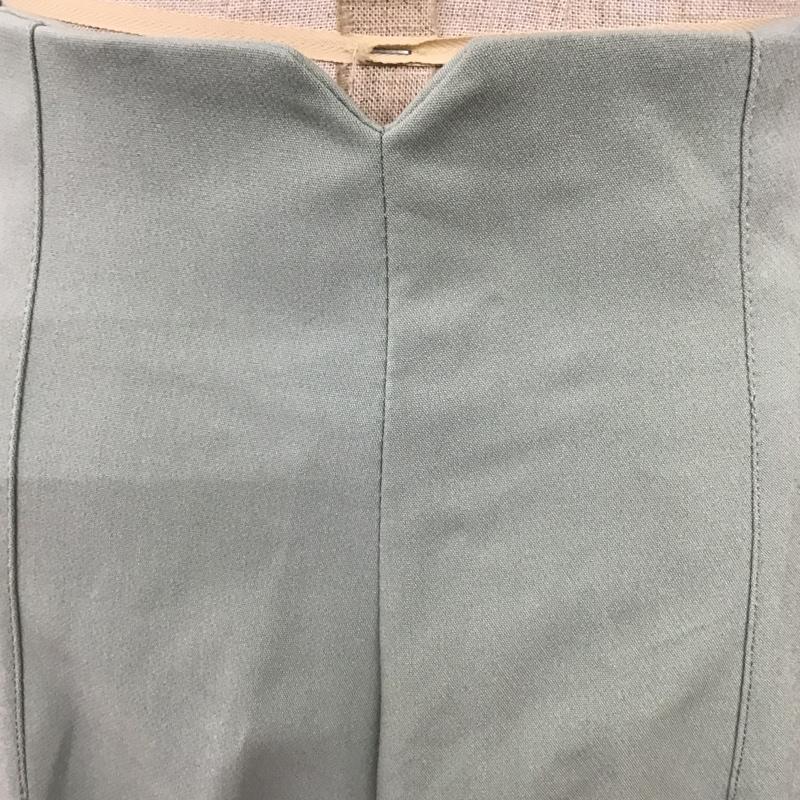 ザラ ZARA ボトムス ボトムス 7901 532 537 ハイウエストパンツ S 無地 薄緑 / ライトグリーン /  レディース USED 古着 中古 10099681