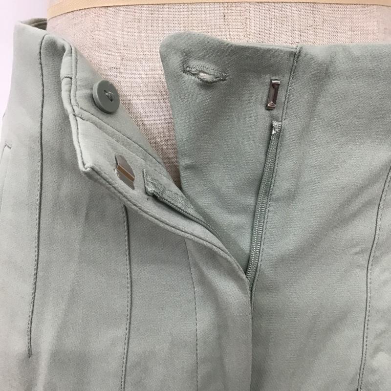 ザラ ZARA ボトムス ボトムス 7901 532 537 ハイウエストパンツ S 無地 薄緑 / ライトグリーン /  レディース USED 古着 中古 10099681