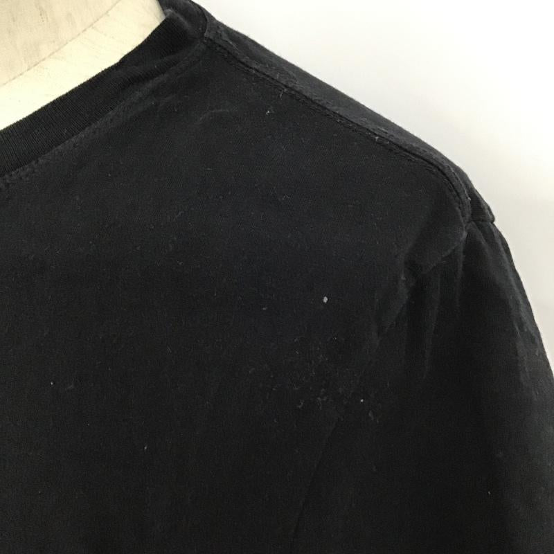 ディーゼル DIESEL Tシャツ 半袖 クルーネック ロゴ S プリント 黒 / ブラック /  メンズ USED 古着 中古 10099697