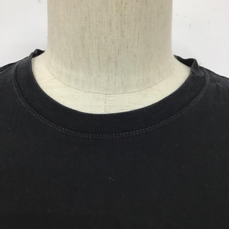 ディーゼル DIESEL Tシャツ 半袖 クルーネック ロゴ S プリント 黒 / ブラック /  メンズ USED 古着 中古 10099697