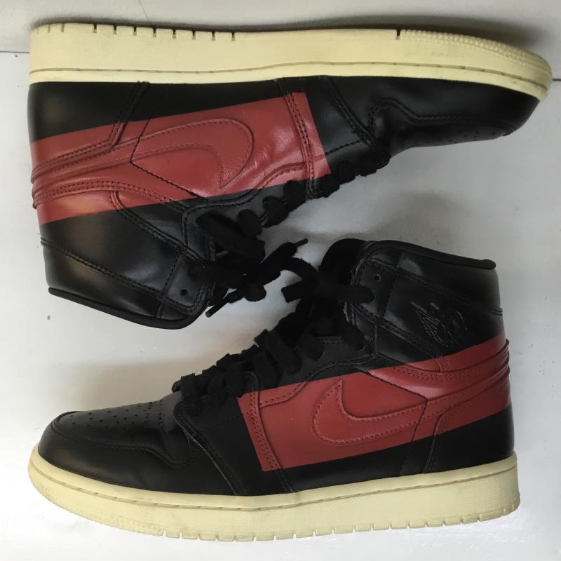 ナイキ NIKE スニーカー スニーカー AIR JORDAN 1 RETRO HIGH OG エアジョーダン1 レトロ ハイ OG ディファイアント クチュール BQ6682-006 26.5cm ロゴ、文字 黒 / ブラック /  メンズ USED 古着 中古 10099718