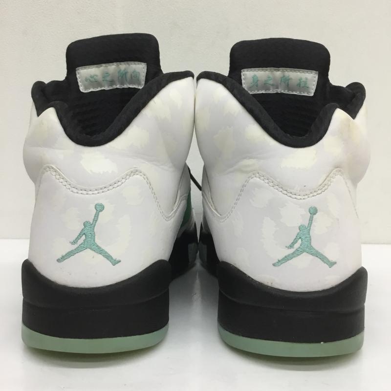 ナイキ NIKE スニーカー スニーカー AIR JORDAN 5 RETRO ISLAND GREEN エアジョーダン5 レトロ アイランド グリーン CN2932-100 27.0cm ロゴ、文字 白 / ホワイト / X 薄緑 / ライトグリーン /  メンズ USED 古着 中古 10099726