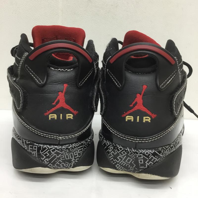 ナイキ NIKE スニーカー スニーカー JORDAN 6 RINGS HOF ジョーダン 6 リングス 371497-031 27.5cm ロゴ、文字 黒 / ブラック /  メンズ USED 古着 中古 10099727