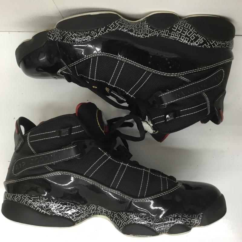 ナイキ NIKE スニーカー スニーカー JORDAN 6 RINGS HOF ジョーダン 6 リングス 371497-031 27.5cm ロゴ、文字 黒 / ブラック /  メンズ USED 古着 中古 10099727