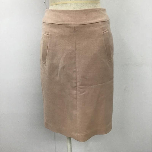 ナチュラルビューティーベーシック NATURAL BEAUTY BASIC スカート ひざ丈スカート 017-8220135 タイトスカート カジュアルスカート 膝丈スカート スリムスカート S 無地 桃 / ピンク /  レディース USED 古着 中古 10099734