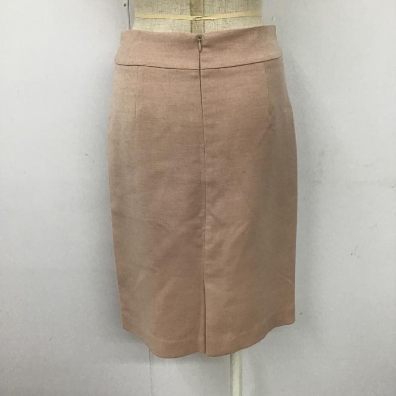 ナチュラルビューティーベーシック NATURAL BEAUTY BASIC スカート ひざ丈スカート 017-8220135 タイトスカート カジュアルスカート 膝丈スカート スリムスカート S 無地 桃 / ピンク /  レディース USED 古着 中古 10099734