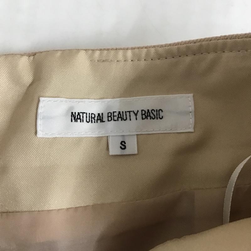 ナチュラルビューティーベーシック NATURAL BEAUTY BASIC スカート ひざ丈スカート 017-8220135 タイトスカート カジュアルスカート 膝丈スカート スリムスカート S 無地 桃 / ピンク /  レディース USED 古着 中古 10099734