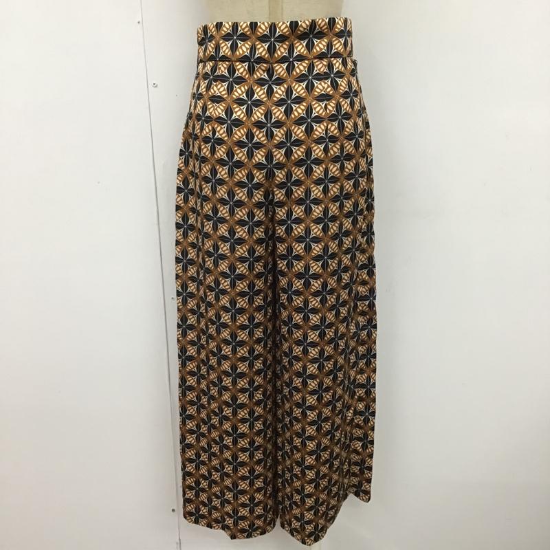 ザラ ZARA ボトムス ボトムス ワイドパンツ カジュアルパンツ ストレートパンツ 総柄 フレアパンツ XS 総柄 マルチカラー / マルチカラー /  レディース USED 古着 中古 10099763