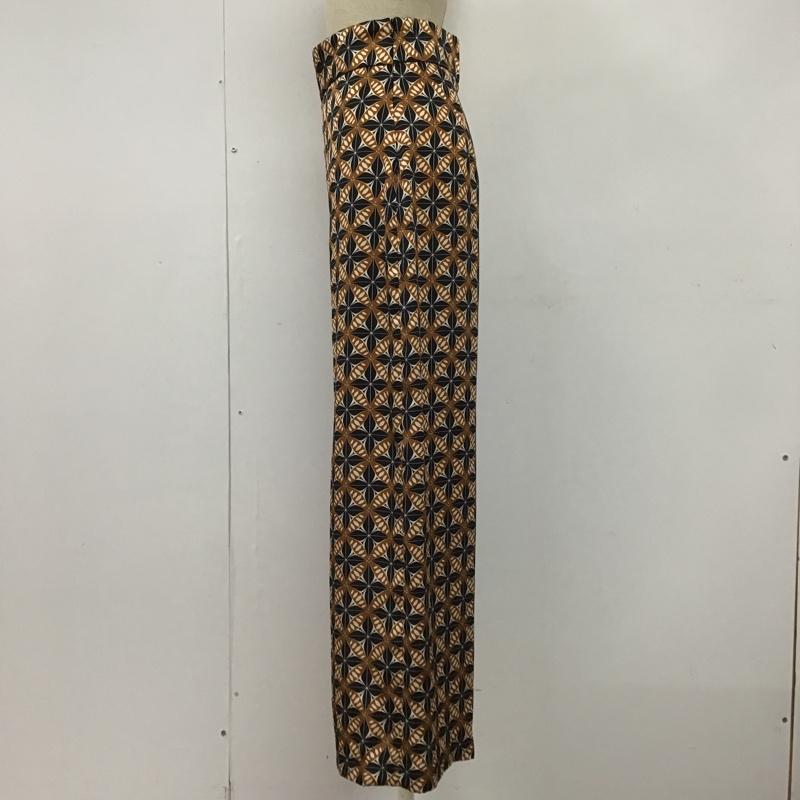 ザラ ZARA ボトムス ボトムス ワイドパンツ カジュアルパンツ ストレートパンツ 総柄 フレアパンツ XS 総柄 マルチカラー / マルチカラー /  レディース USED 古着 中古 10099763