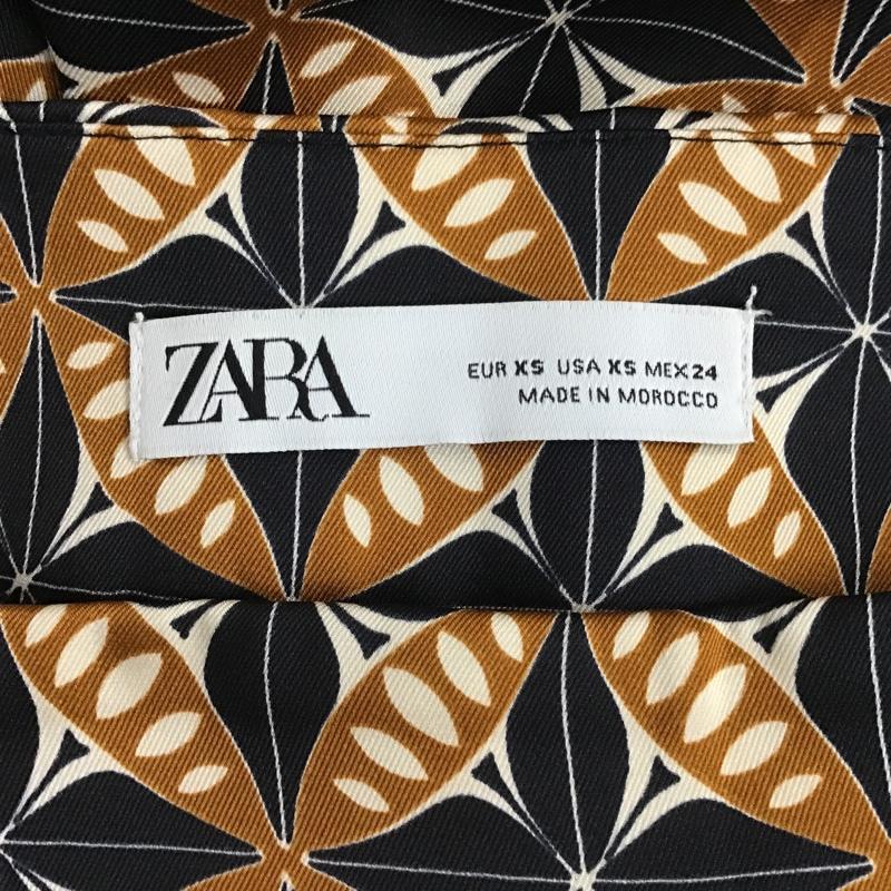 ザラ ZARA ボトムス ボトムス ワイドパンツ カジュアルパンツ ストレートパンツ 総柄 フレアパンツ XS 総柄 マルチカラー / マルチカラー /  レディース USED 古着 中古 10099763