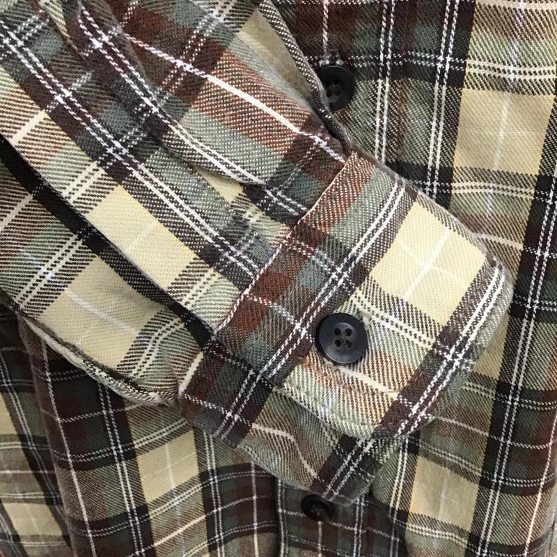 エルエルビーン L.L.Bean シャツ、ブラウス 長袖 OMT37 ボタンダウン コットン XL チェック ベージュ / ベージュ / X カーキ / カーキ / X 茶 / ブラウン / X 白 / ホワイト / X ダークブラウン / ダークブラウン /  メンズ USED 古着 中古 10099810