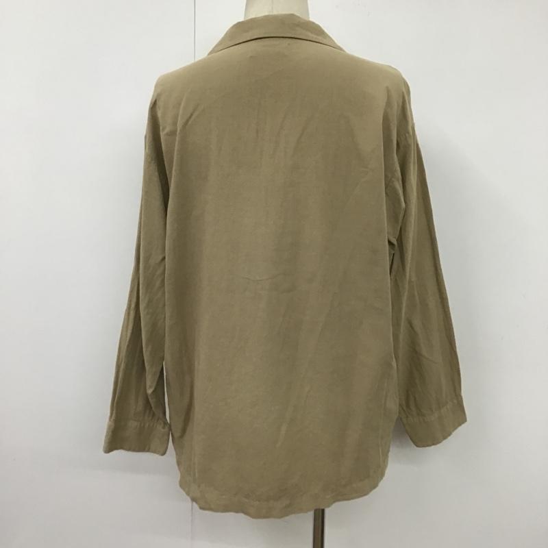 マーカ marka シャツ、ブラウス 長袖 M17B-02SH01C プルオーバー スキッパーシャツ 2 無地 ベージュ / ベージュ /  メンズ USED 古着 中古 10099831