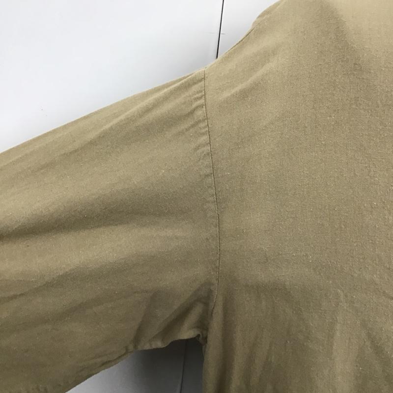 マーカ marka シャツ、ブラウス 長袖 M17B-02SH01C プルオーバー スキッパーシャツ 2 無地 ベージュ / ベージュ /  メンズ USED 古着 中古 10099831