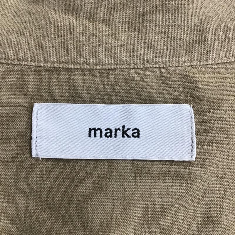 マーカ marka シャツ、ブラウス 長袖 M17B-02SH01C プルオーバー スキッパーシャツ 2 無地 ベージュ / ベージュ /  メンズ USED 古着 中古 10099831