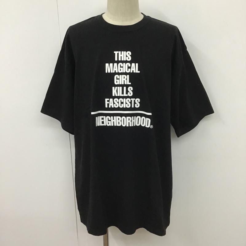 ネイバーフッド NEIGHBORHOOD Tシャツ 半袖 231PCJIN-ST02S JUN INAGAWA バックプリント ロゴ XXL キャラクター 黒 / ブラック /  メンズ USED 古着 中古 10099835