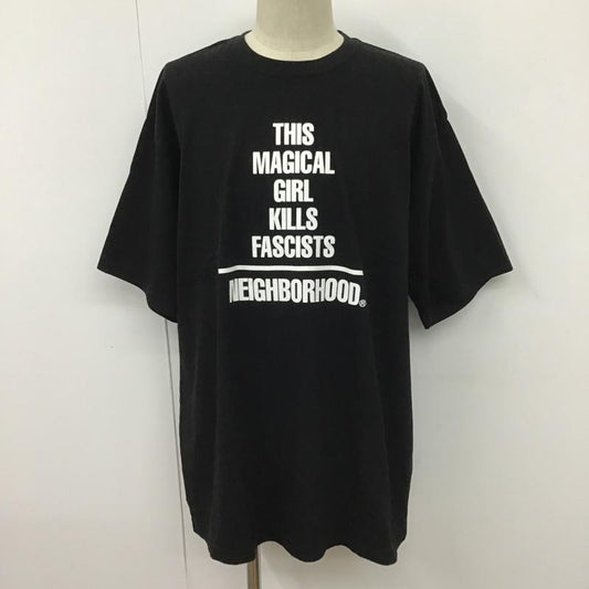 ネイバーフッド NEIGHBORHOOD Tシャツ 半袖 231PCJIN-ST02S JUN INAGAWA バックプリント ロゴ XXL キャラクター 黒 / ブラック /  メンズ USED 古着 中古 10099835