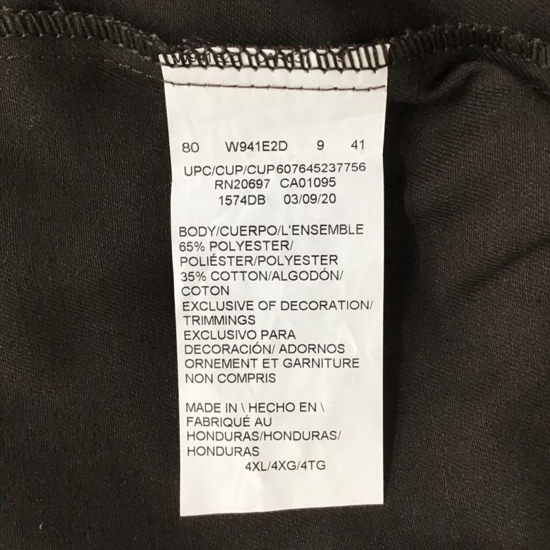 ディッキーズ Dickies シャツ、ブラウス 半袖 1574DB ワークシャツ 4XL 無地 ダークブラウン / ダークブラウン /  メンズ USED 古着 中古 10099839