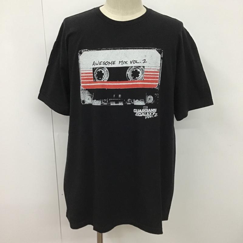 古着 USED Tシャツ 半袖 MARVEL Awesome Mix GUARDIANS OF THE GALAXY VOL2 映画 XL プリント 黒 / ブラック /  メンズ USED 古着 中古 10099843