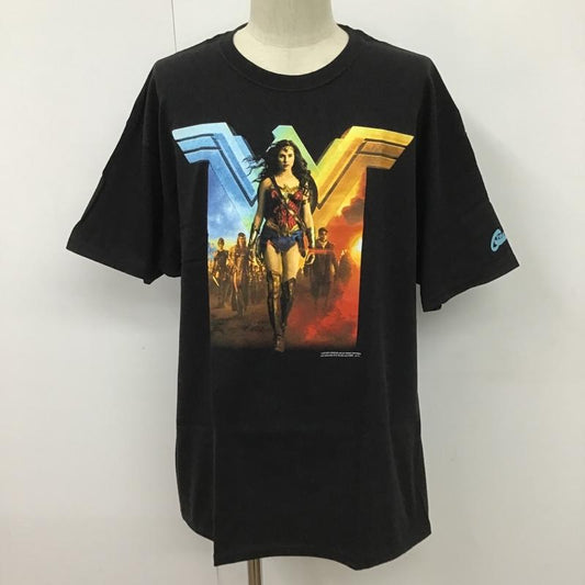 古着 USED Tシャツ 半袖 ワンダーウーマン 映画 XL プリント 黒 / ブラック /  メンズ USED 古着 中古 10099845