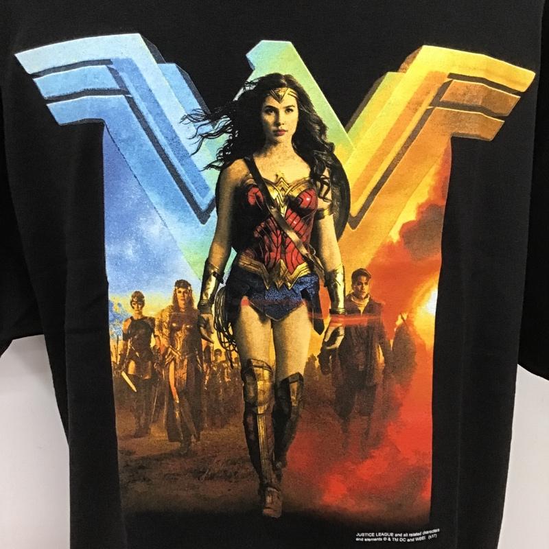 古着 USED Tシャツ 半袖 ワンダーウーマン 映画 XL プリント 黒 / ブラック /  メンズ USED 古着 中古 10099845