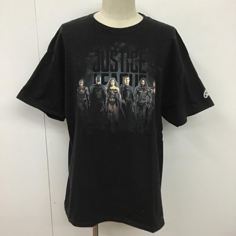古着 USED Tシャツ 半袖 JUSTICE LEAGUE DC Comics 映画 XL プリント 黒 / ブラック /  メンズ USED 古着 中古 10099846