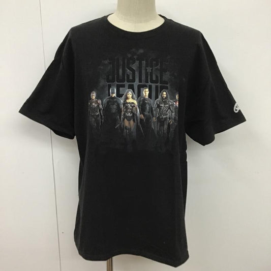 古着 USED Tシャツ 半袖 JUSTICE LEAGUE DC Comics 映画 XL プリント 黒 / ブラック /  メンズ USED 古着 中古 10099846