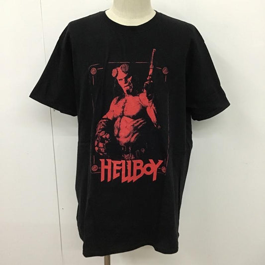 古着 USED Tシャツ 半袖 HELLBOY ヘルボーイ 映画 XL プリント 黒 / ブラック / X 赤 / レッド /  メンズ USED 古着 中古 10099847