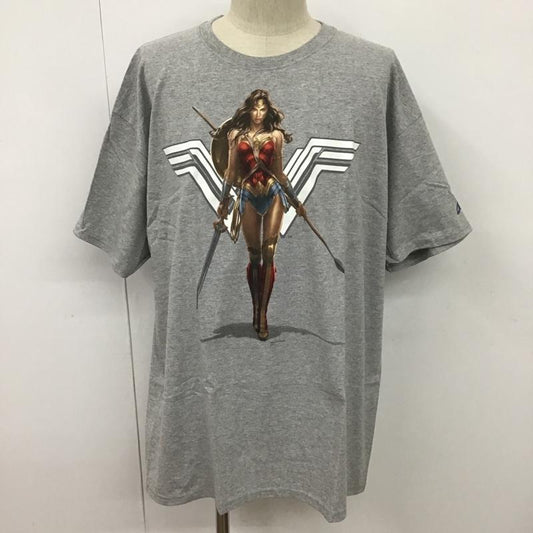 古着 USED Tシャツ 半袖 ワンダーウーマン 映画 XL キャラクター 灰 / グレー /  メンズ USED 古着 中古 10099848