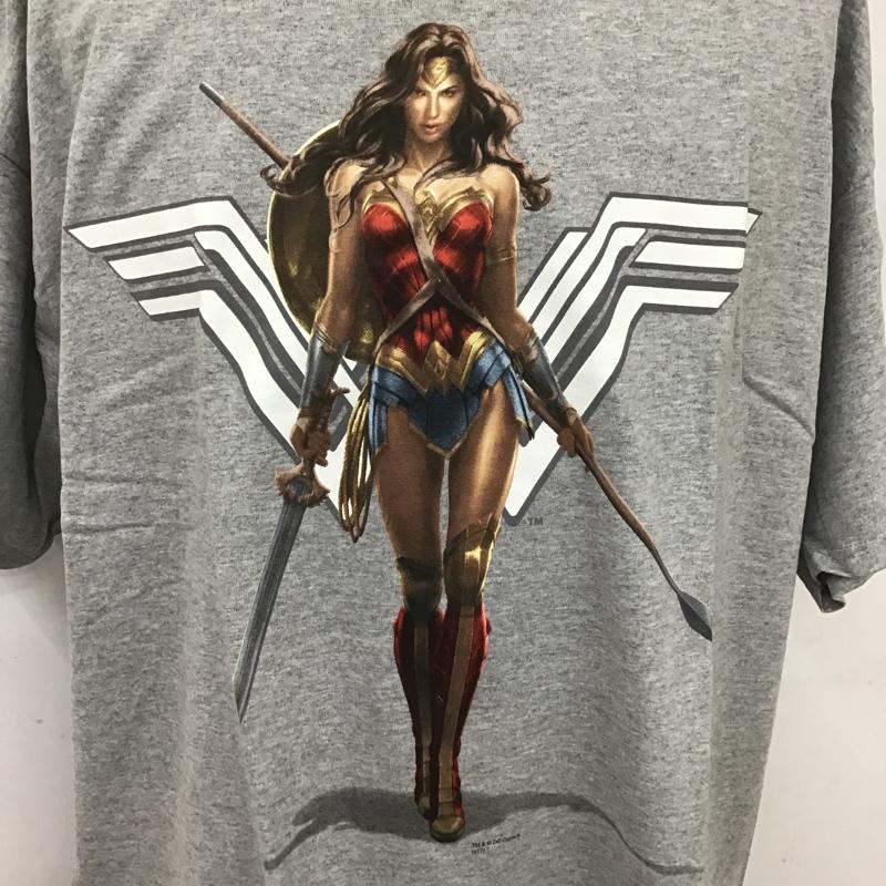 古着 USED Tシャツ 半袖 ワンダーウーマン 映画 XL キャラクター 灰 / グレー /  メンズ USED 古着 中古 10099848