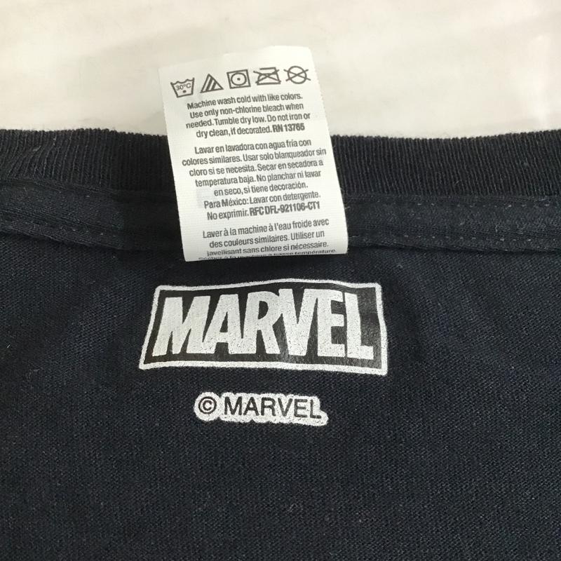 フルーツオブザルーム FRUIT OF THE LOOM Tシャツ 半袖 MARVEL 映画 XL キャラクター 黒 / ブラック /  メンズ USED 古着 中古 10099850