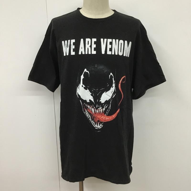 古着 USED Tシャツ 半袖 MARVEL 映画 WE ARE VENOM ヴェノム XL キャラクター 黒 / ブラック /  メンズ USED 古着 中古 10099851