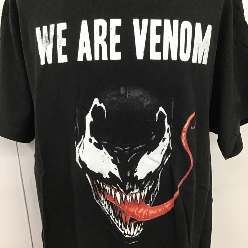 古着 USED Tシャツ 半袖 MARVEL 映画 WE ARE VENOM ヴェノム XL キャラクター 黒 / ブラック /  メンズ USED 古着 中古 10099851