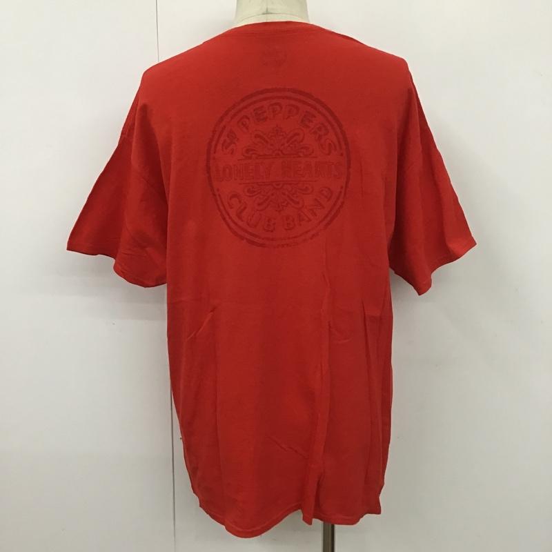 古着 USED Tシャツ 半袖 THE BEATLES ビートルズ SGT.PEPPER XL プリント 赤 / レッド /  メンズ USED 古着 中古 10099852