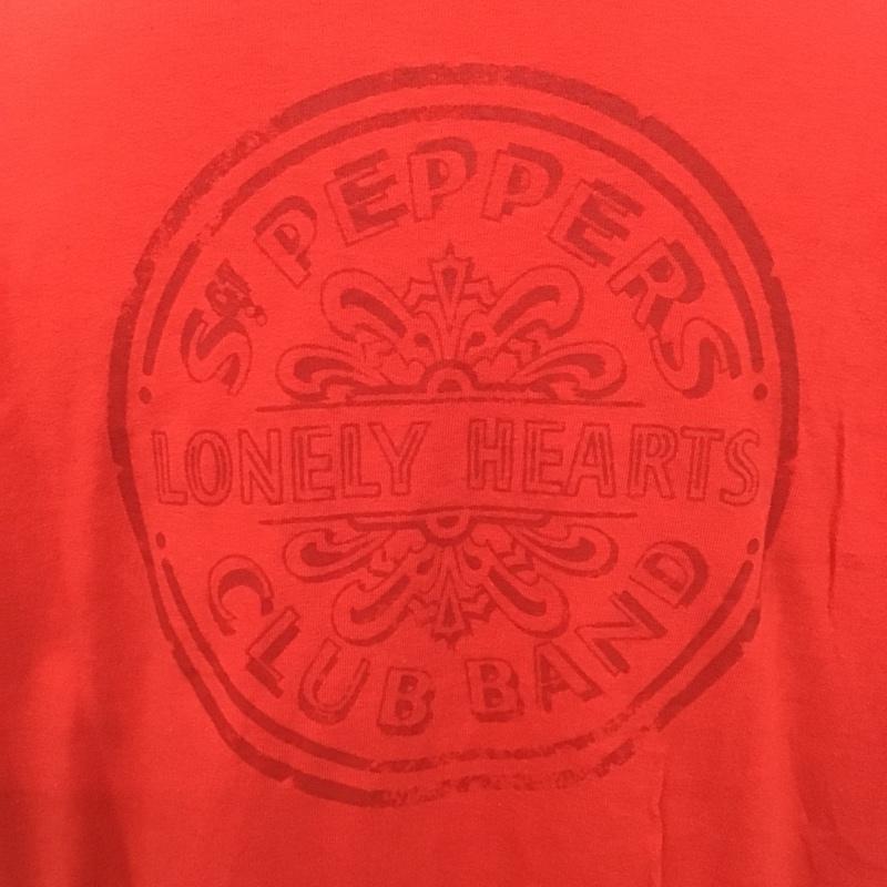 古着 USED Tシャツ 半袖 THE BEATLES ビートルズ SGT.PEPPER XL プリント 赤 / レッド /  メンズ USED 古着 中古 10099852