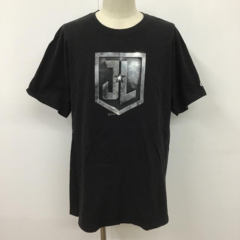 古着 USED Tシャツ 半袖 ジャスティスリーグ DCコミックス 映画 ロゴ XL プリント 黒 / ブラック /  メンズ USED 古着 中古 10099856