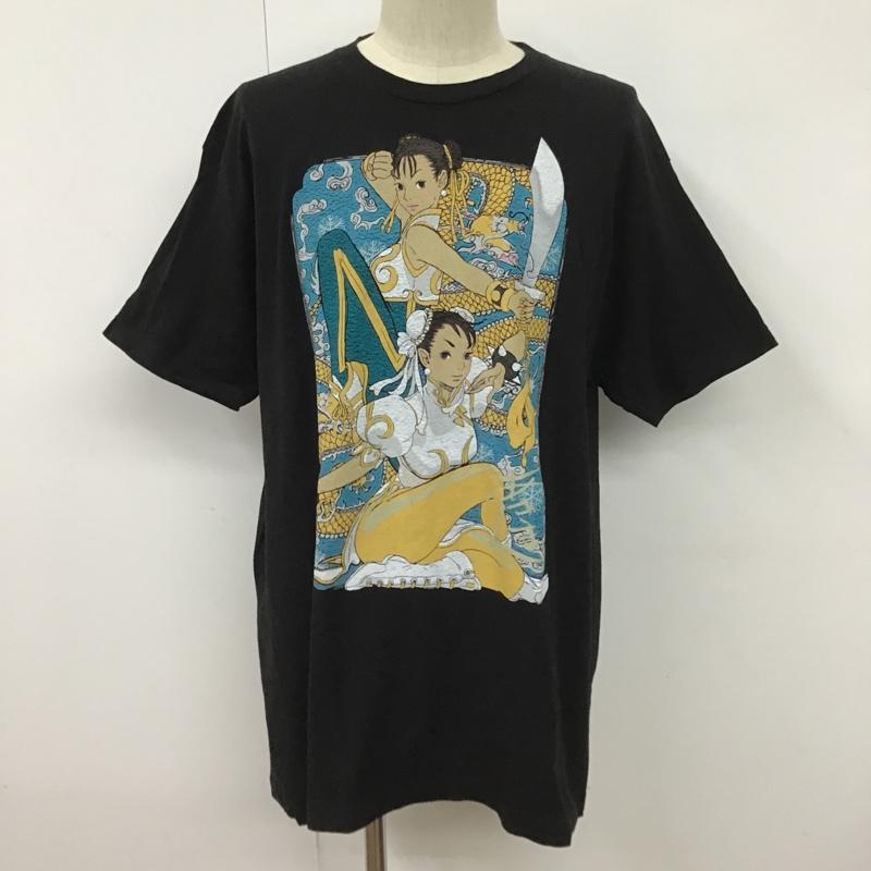 古着 USED Tシャツ 半袖 CAPCOM カプコン XL プリント 黒 / ブラック /  メンズ USED 古着 中古 10099858
