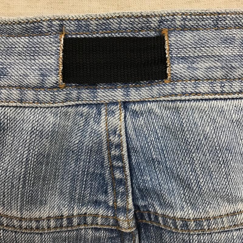 グラミチ GRAMICCI パンツ ショートパンツ GKH-S809 デニム ハーフパンツ L ロゴ、文字 水色 / ライトブルー /  メンズ USED 古着 中古 10099859